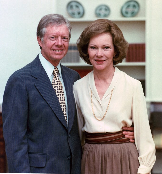 President Jimmy Carter & The First Lady In 1977