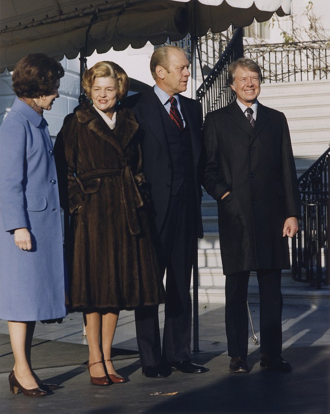 President Ford & Wife With President-elect Carter