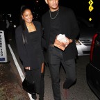 *EXCLUSIVE* Keke Palmer and Darius Jackson are all smiles as they attend Jennifer Klein's holiday party!