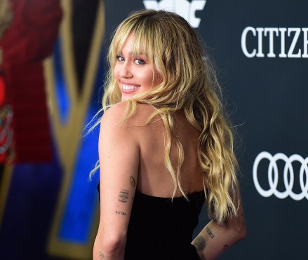 Miley Cyrus
'Avengers: Endgame' Film Premiere, Arrivals, LA Convention Center, Los Angeles, USA - 22 Apr 2019