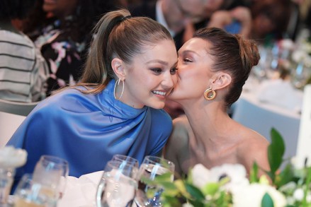 Gigi Hadid and Bella Hadid attend Variety's Power of Women presented by Lifetime at Cipriani Midtown on April 5, 2019 in New York City.
Variety's Power of Women Presented by Lifetime, Inside, Cipriani 42nd St, New York, USA - 05 Apr 2019