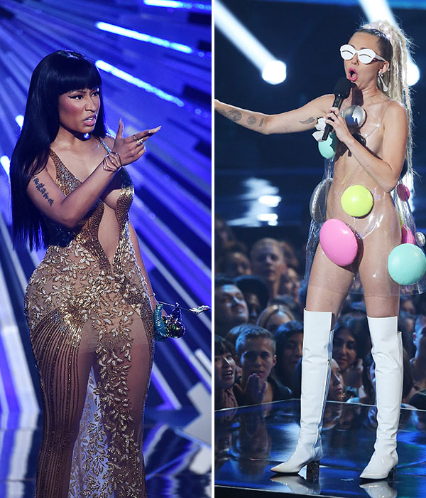 Nicki Minaj & Miley Cyrus’ Fight At VMAs How OnStage Tiff Affected
