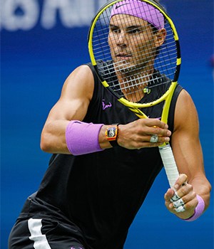 Rafael Nadal of Spain in action in the Men's FinalUS Open Tennis Championships, Day 14, USTA National Tennis Center, Flushing Meadows, New York, USA - 08 Sep 2019