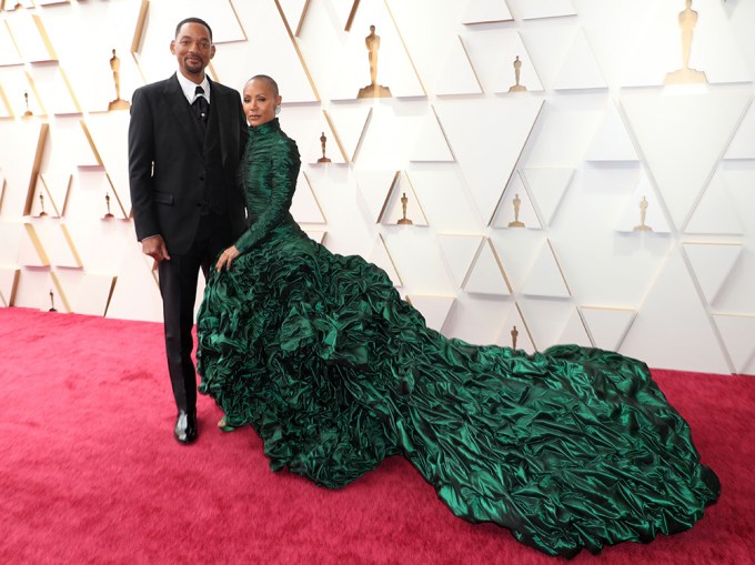 Will Smith & Jada Pinkett Smith At The 2022 Oscars
