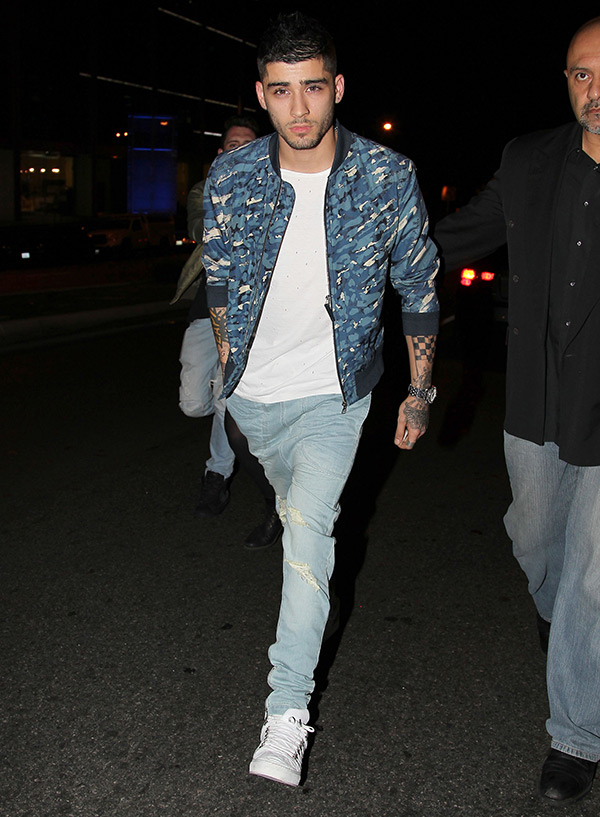 Zayn Malik Attends Men's Fashion Shows in Paris