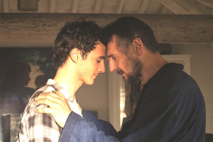 Liam Neeson y su hijo Michael Richardson
