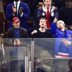 Celebrities at New York Islanders v New York Rangers, NHL ice hockey match, Madison Square Garden, New York, USA - 10 Jan 2019