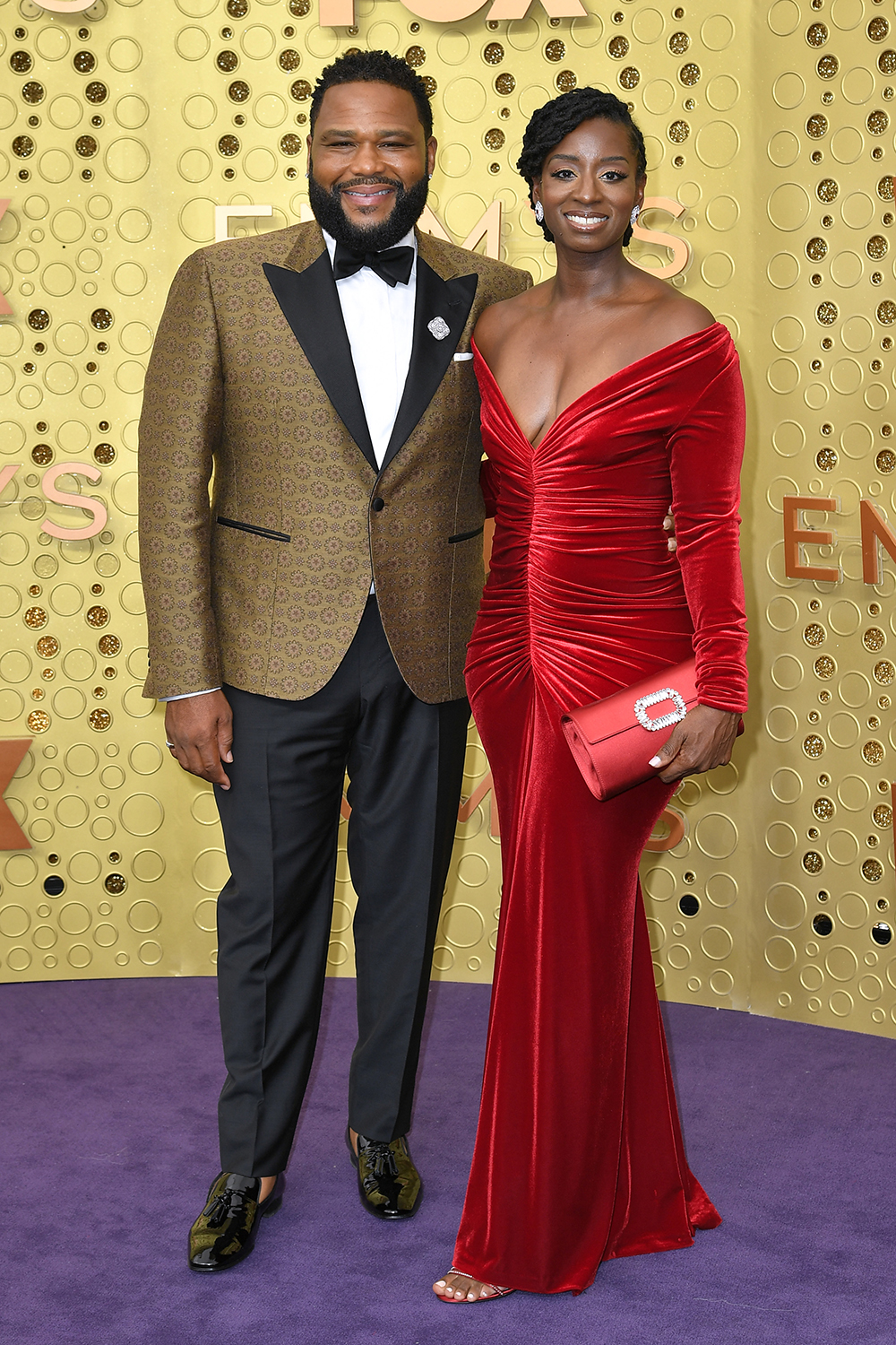 Anthony Anderson y Alvina Stewart 71st Primetime Emmy Awards, Arribos, Microsoft Theatre, Los Ángeles, EE. UU. - 22 de septiembre de 2019