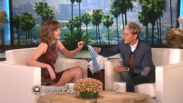 VIDEO Dakota Johnson s Sex Toys Gifts From Ellen DeGeneres So