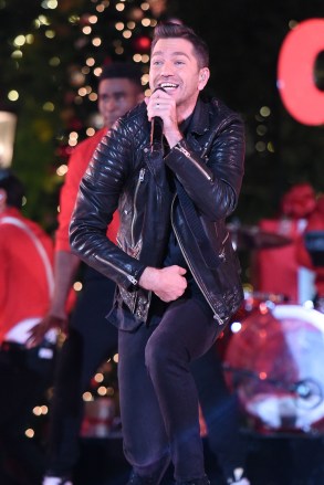 Andy Grammer performs onstage during the finale of "Dancing With The Stars" held at The Grove, in Los Angeles
Finale of "Dancing With The Stars", Los Angeles, USA