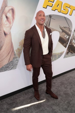 Dwayne Johnson watched at Universal Pictures World Premiere of FAST & FURIOUS PESTMENT: HOBBS & SHAW at the Dolby Theater in Hollywood, CA on Saturday, July 13, 2019. Universal Pictures presents the World Premiere of QUICK THEME & HOT: HOBBS & SHAW, Hollywood, CA, USA - July 13, 2019 Wearing Ralph Lauren
