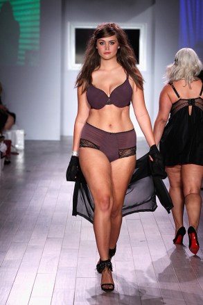 A look at Ashley Graham's gorgeous lingerie line at NYFW -  HelloGigglesHelloGiggles