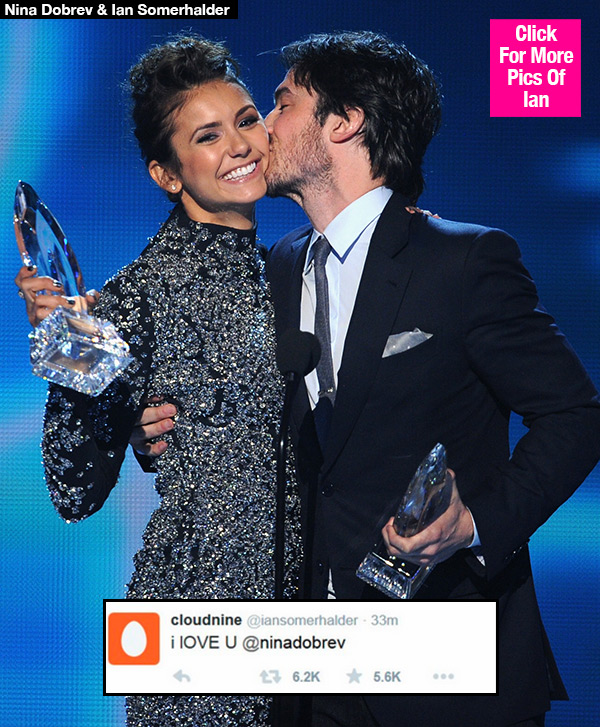 ian somerhalder twitter hacked