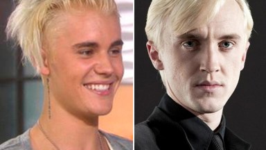 Draco Malfoy Justin Bieber Bleached Hair