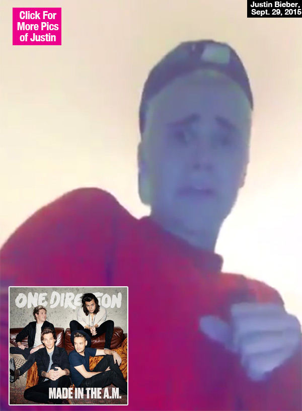 Justin Bieber Shades One Direction
