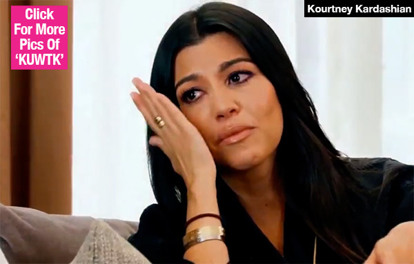 Kourtney Kardashian Cries Scott Disick Cheating Scandal