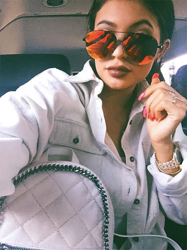 kylie jenner aviator sunglasses