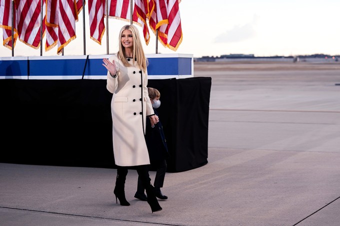 Ivanka Trump At Her Father’s Departure Ceremony