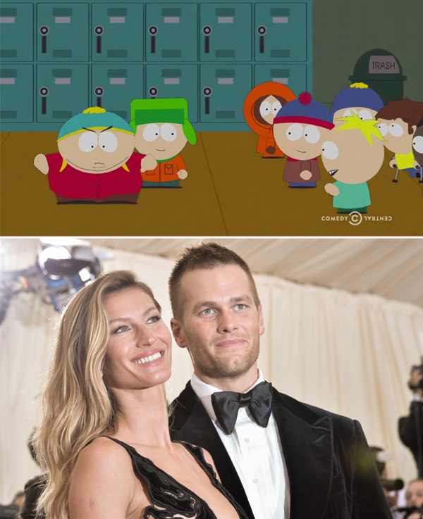 Watch South Park Disses Tom Brady S Deflate Gate Calls Wife Gisele Ugly Hollywood Life