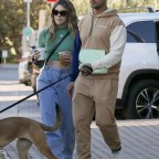 *EXCLUSIVE* Taylor Lautner and Tay Dome spend their afternoon grabbing coffee and shopping with friends in Malibu