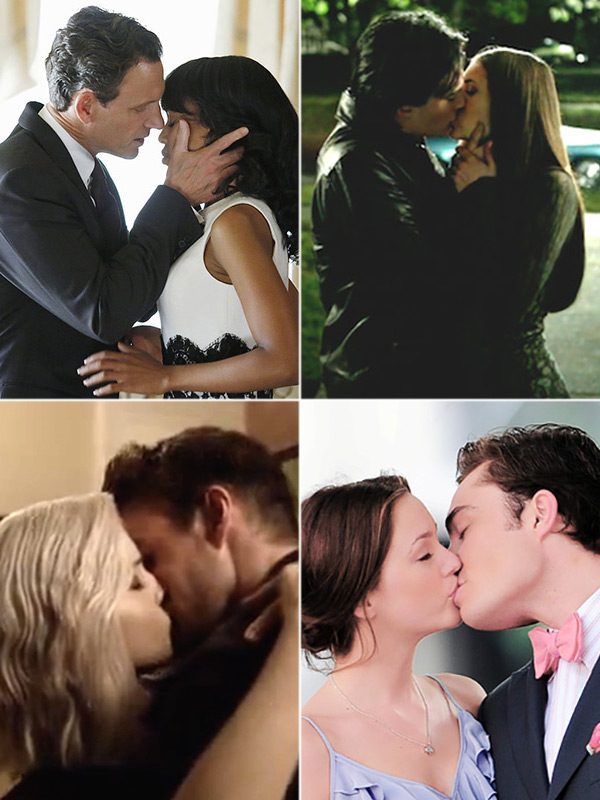 Hottest Tv Kissing Scenes Vampire Diaries More Sexy Lip Locks Hollywood Lif...