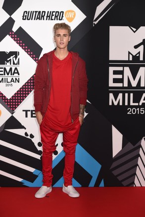 Justin Bieber MTV EMA Red Carpet