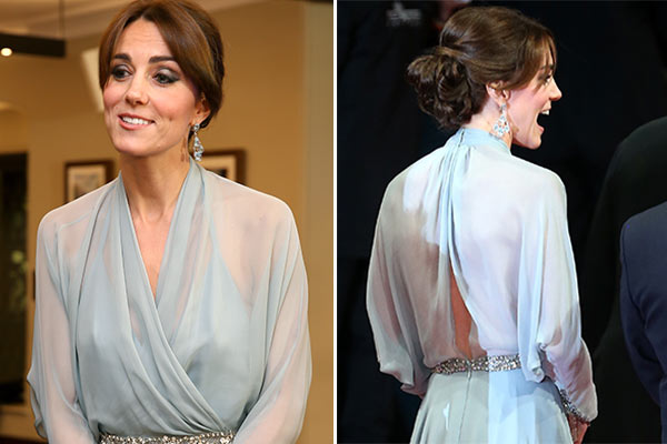 Kate Middleton’s Braless Look For ‘Spectre’ Premiere In London — See ...