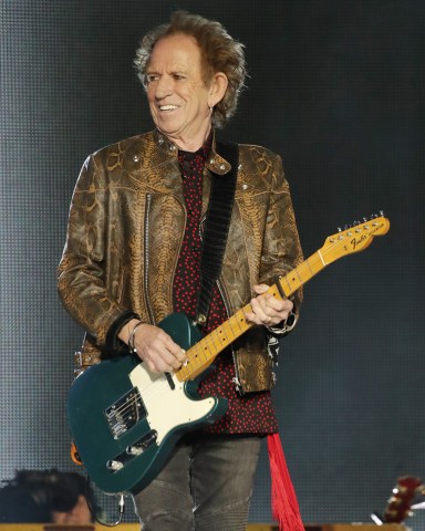 The Rolling Stones - Keith Richards
The Rolling Stones in concert at Soldier Field, Chicago, USA - 21 Jun 2019
