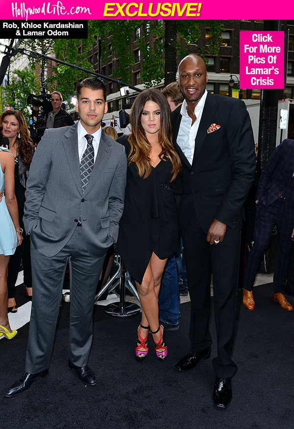 Khloe Kardashian Pampering Lamar Odom