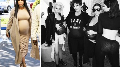 Kim Kardashian Pregnant Birthday Party