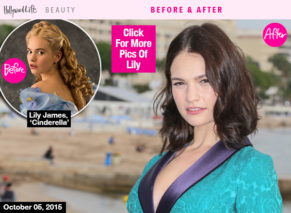 Pics Lily James Brown Hair See Her Stunning Hair Makeover Hollywood Life