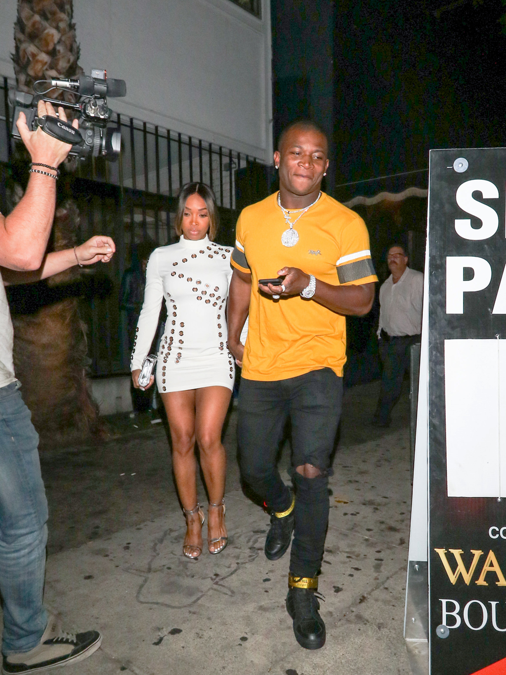 O.T. Genasis and Malika Haqq are seen holding hands and leaving Warwick nightclub in Los Angeles, CA.

Pictured: Malika Haqq,OT Genasis
Ref: SPL5021205 060918 NON-EXCLUSIVE
Picture by: Bauer-Griffin / SplashNews.com

Splash News and Pictures
Los Angeles: 310-821-2666
New York: 212-619-2666
London: +44 (0)20 7644 7656
Berlin: +49 175 3764 166
photodesk@splashnews.com

World Rights