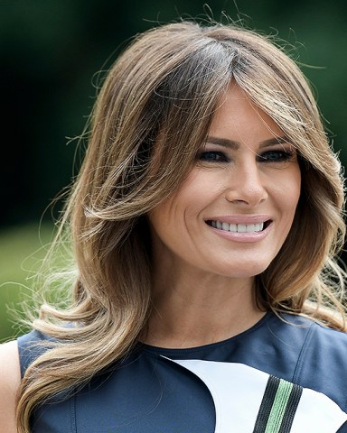 Melania Trump
Meeting of NATO Heads of State and Government in Brussels, Waterloo, Belgium - 11 Jul 2018
US First Lady Melania Trump looks on during a visit of the spouses of NATO leaders in the Walloon Brabant region, in Queen Elisabeth Music Chapel in Waterloo, south of Brussels, Belgium, 11 July 2018. NATO member countries' heads of states and governments gather in Brussels on 11 and 12 July 2018 for a two days meeting.