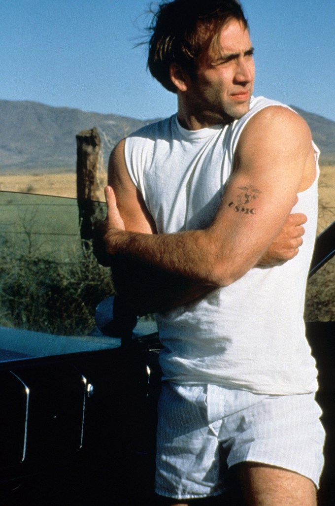 Nicolas Cage in his early days as a Hollywood hunk