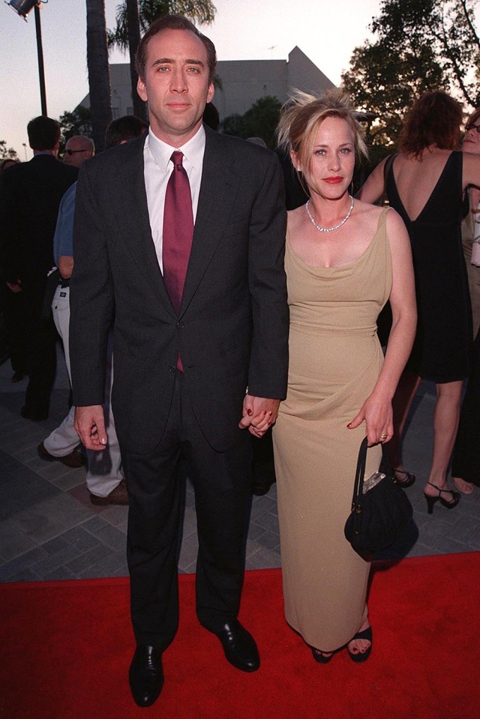 Nicolas Cage seen with first wife Patricia Arquette