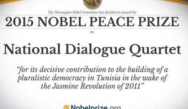 National Dialogue Quartet Wins Nobel Peace Prize
