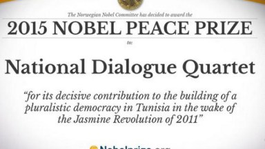 National Dialogue Quartet Wins Nobel Peace Prize