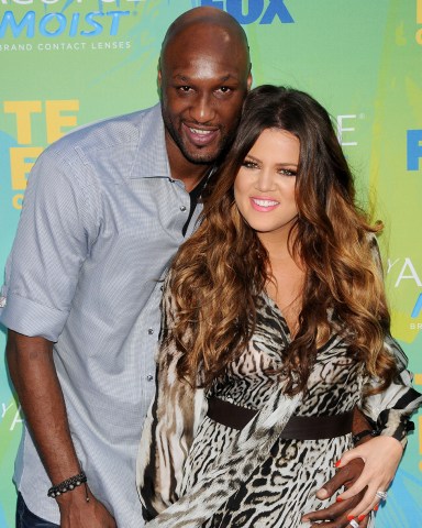 Lamar Odom and Khloe Kardashian
2011 Teen Choice Awards, Los Angeles, America - 07 Aug 2011