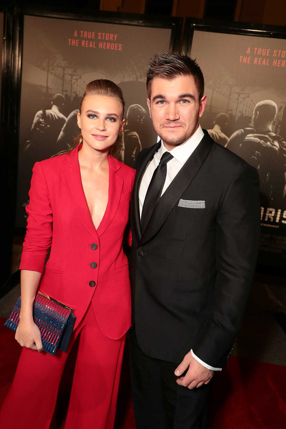 Jeanne Goursaud, Alek Skarlatos
Warner Bros. Pictures 'The 15:17 to Paris' World film Premiere, Los Angeles, CA, USA - 05 Feb 2018