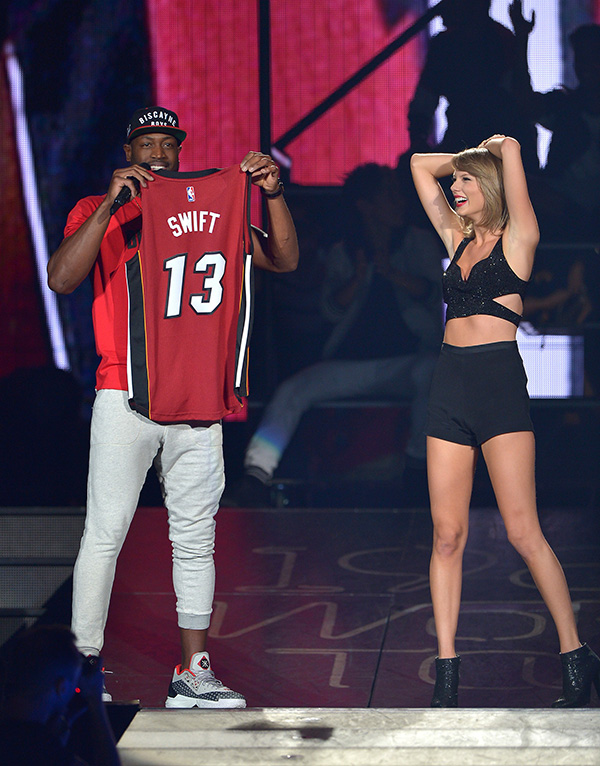 Calvin Harris At Taylor Swift’s Concert In Miami — Proudly Watches Show