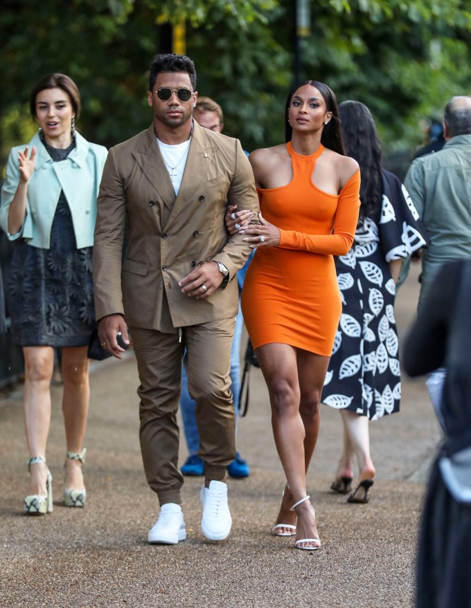 Ciara & Russell Wilson at The Serpentine Summer Party in London