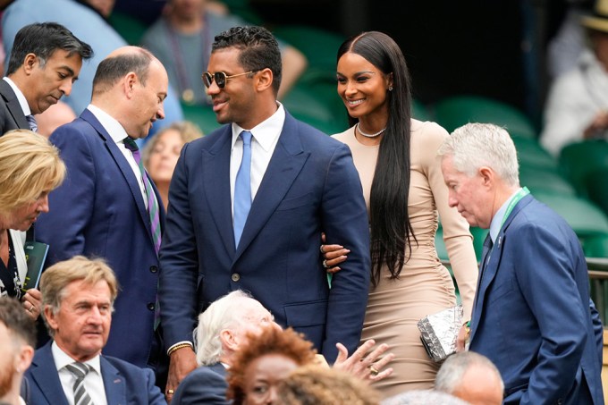 Russell Wilson & Ciara At Wimbledon