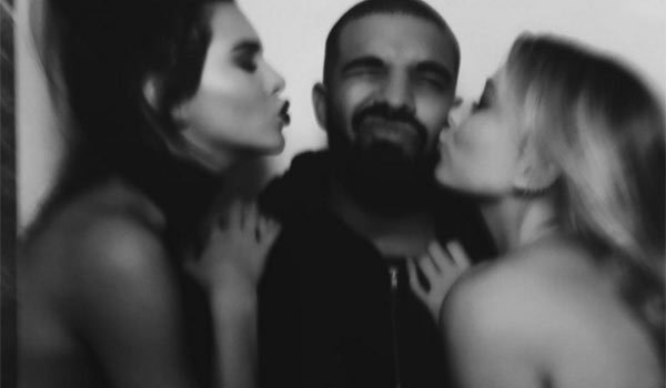 Kendall Jenner Kissing Drake