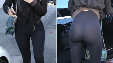 Kylie Jenner See Through Leggings