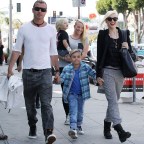 Gwen Stefani, Gavin Rossdale and family at The Grove, Los Angeles, America - 23 Mar 2013