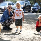 Kingston Rossdale and brother Zuma out and about, Los Angeles, America - 07 Sep 2013