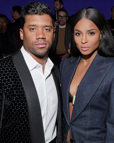 Russell Wilson and Ciara in the front row
Tom Ford show, Front Row, Fall Winter 2018, New York Fashion Week Men's, USA - 06 Feb 2018