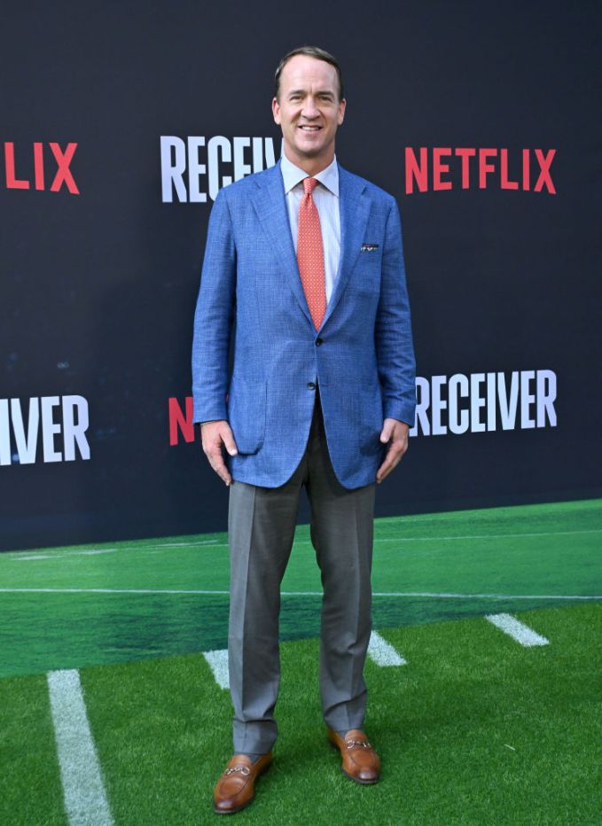 Peyton Manning At the Los Angeles Premiere Of Netflix’s New Sports Series “Receiver”