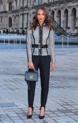 Alicia Vikander in the front row
Louis Vuitton show, Front Row, Spring Summer 2020, Paris Fashion Week, France - 01 Oct 2019
Wearing Louis Vuitton Same Outfit as catwalk model *10231796as