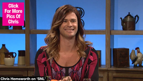 Chris Hemsworth In Drag